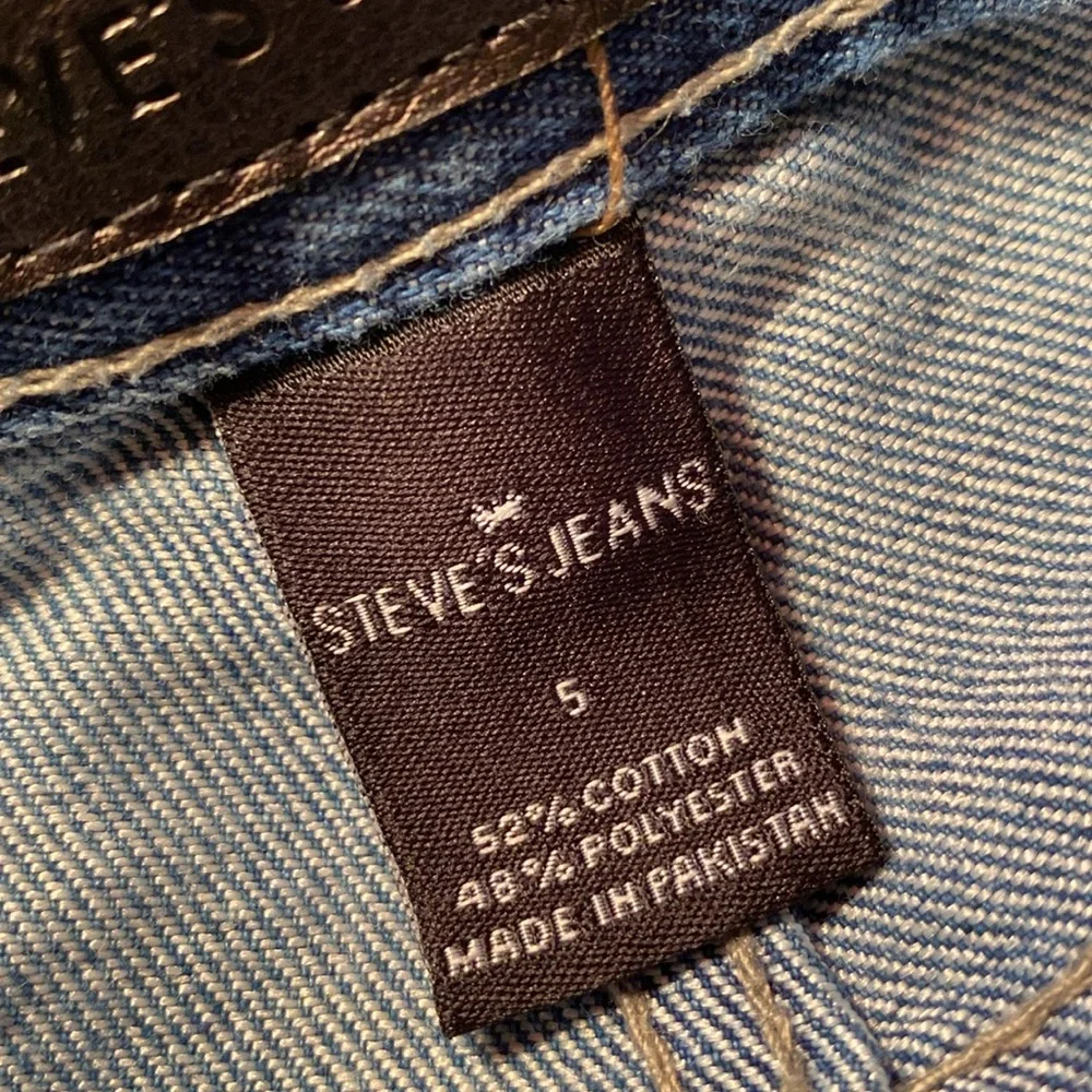STEVE’s JEANS straight leg jeans size kids boys 5 - Picture 10 of 10